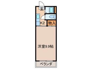 エトランゼ宮本Ⅲの物件間取画像